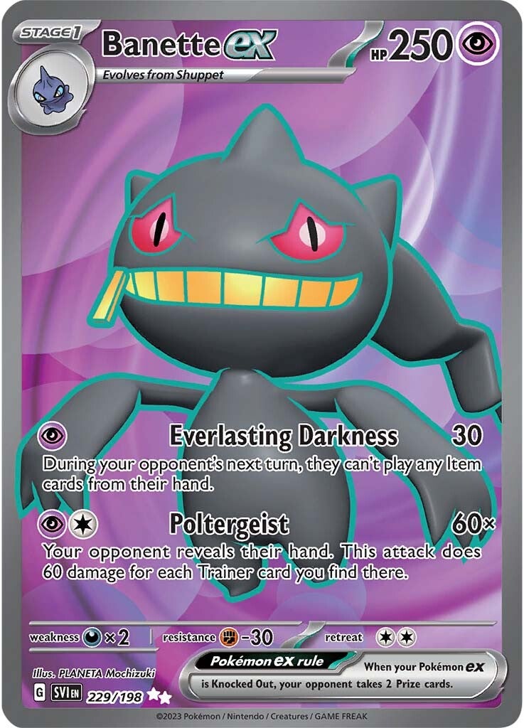 Banette ex (229/198) [Scarlet & Violet: Base Set] | Card Citadel