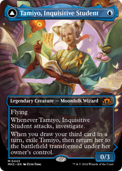 Tamiyo, Inquisitive Student // Tamiyo, Seasoned Scholar (Borderless) [Modern Horizons 3] | Card Citadel