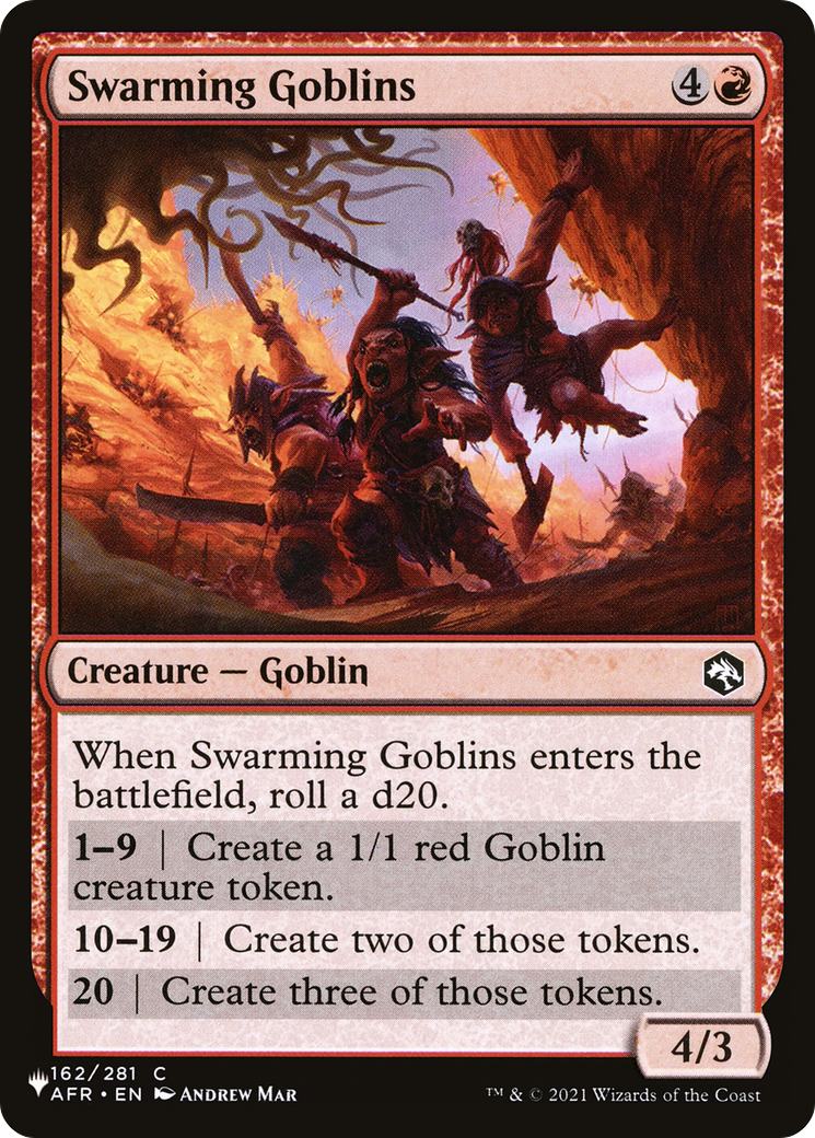 Swarming Goblins [The List Reprints] | Card Citadel