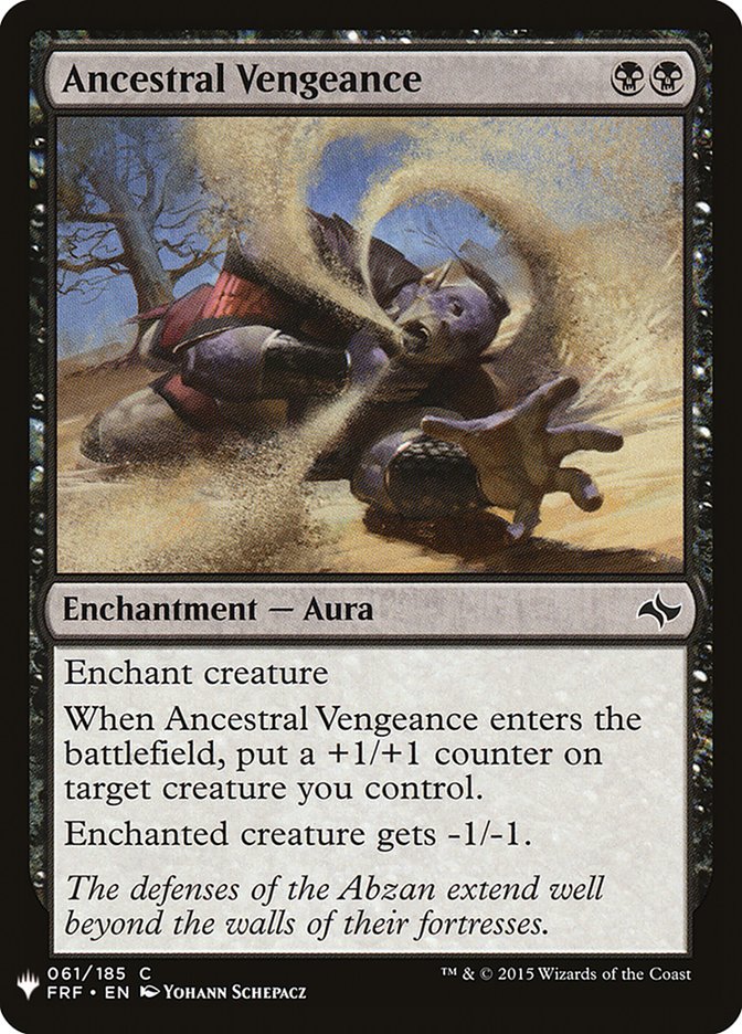 Ancestral Vengeance [Mystery Booster] | Card Citadel