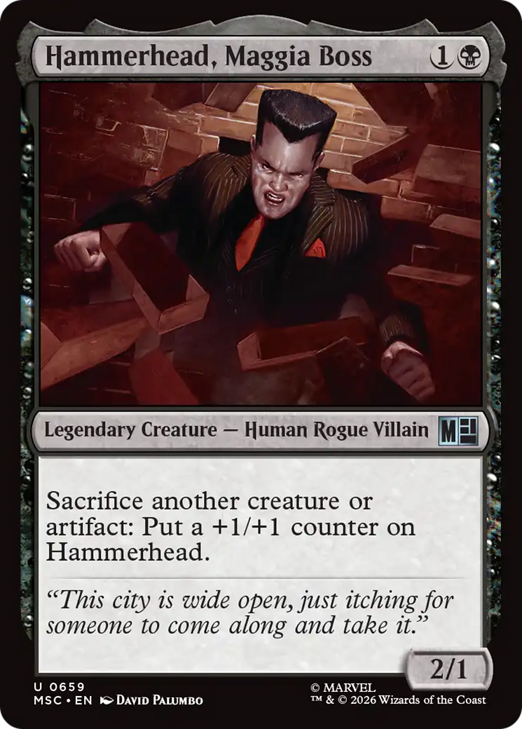 Hammerhead, Maggia Boss [Marvel Super Heroes Commander] | Card Citadel