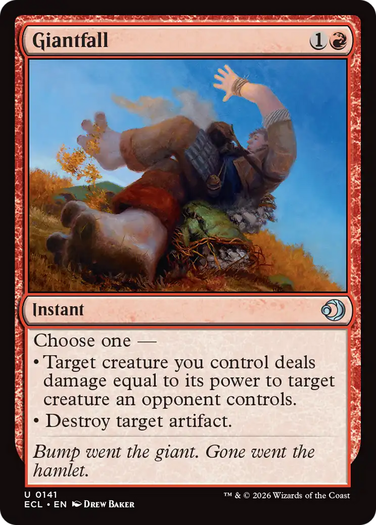 Giantfall [Lorwyn Eclipsed] | Card Citadel