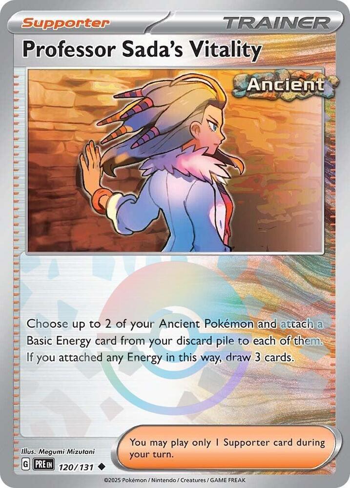 Professor Sada's Vitality (120/131) (Poke Ball Pattern) [Scarlet & Violet: Prismatic Evolutions] | Card Citadel