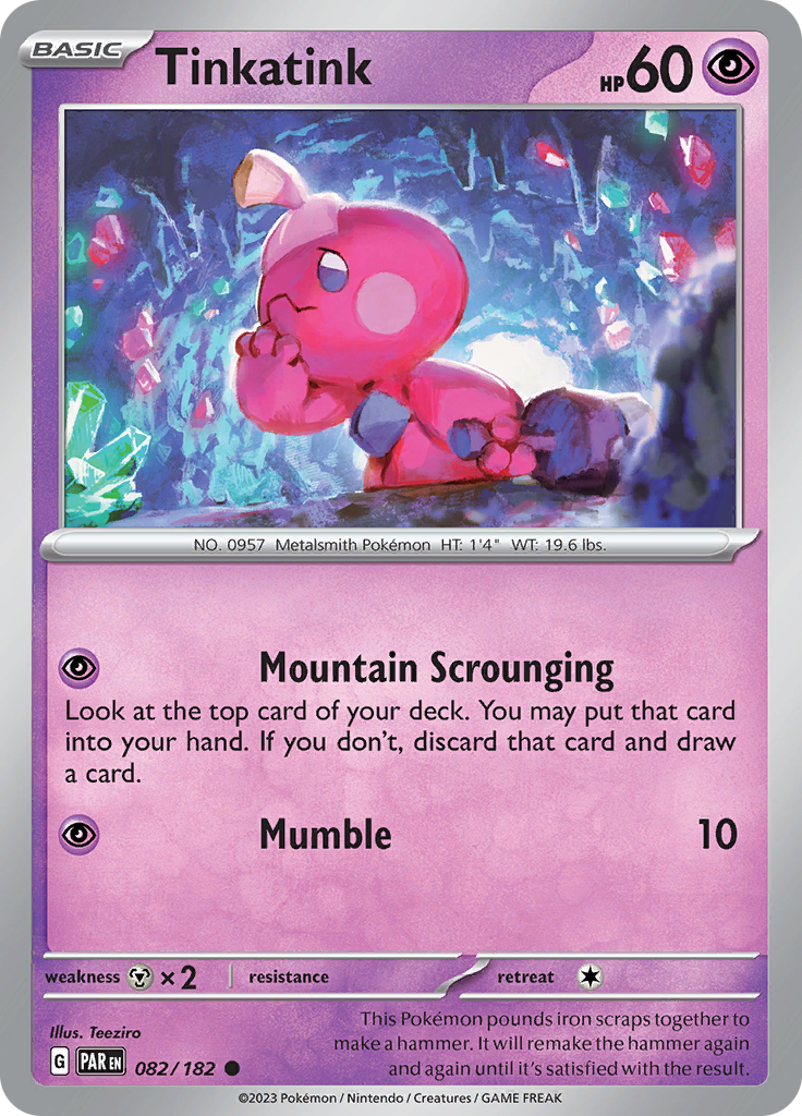 Tinkatink (082/182) [Scarlet & Violet: Paradox Rift] | Card Citadel