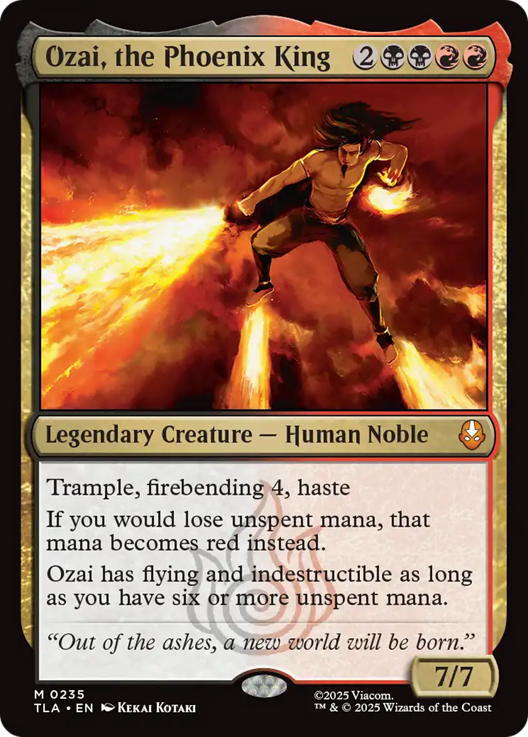 Ozai, the Phoenix King [Avatar: The Last Airbender] | Card Citadel
