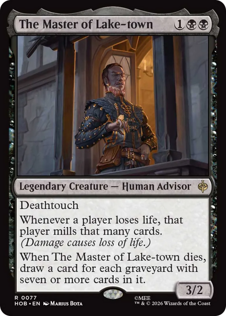 The Master of Lake-town [The Hobbit] | Card Citadel