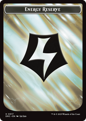 Energy Reserve // Energy Reserve Double-Sided Token [Aetherdrift Tokens] | Card Citadel