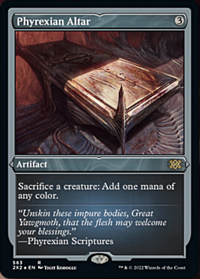 Phyrexian Altar (Foil Etched) [Double Masters 2022] | Card Citadel