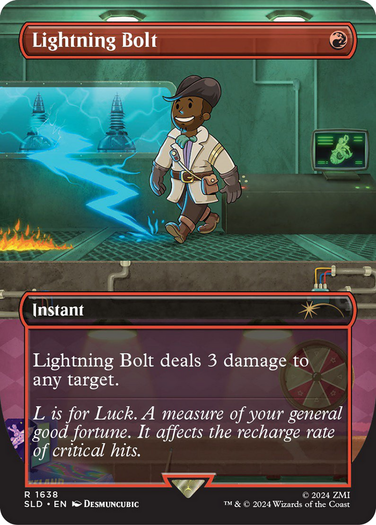 Lightning Bolt (1638) (Rainbow Foil) [Secret Lair Drop Series] | Card Citadel