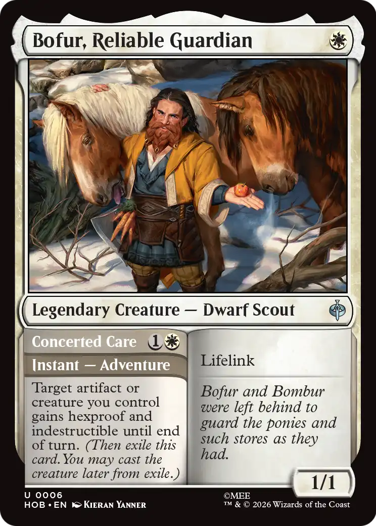 Bofur, Reliable Guardian [The Hobbit] | Card Citadel