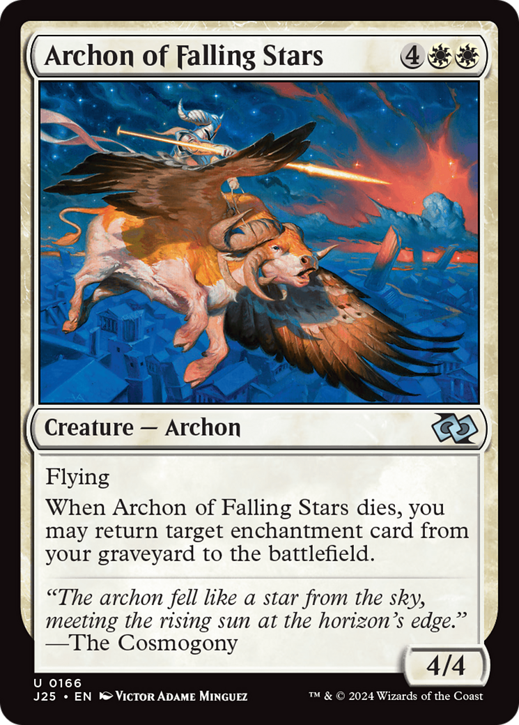 Archon of Falling Stars [Foundations Jumpstart] | Card Citadel