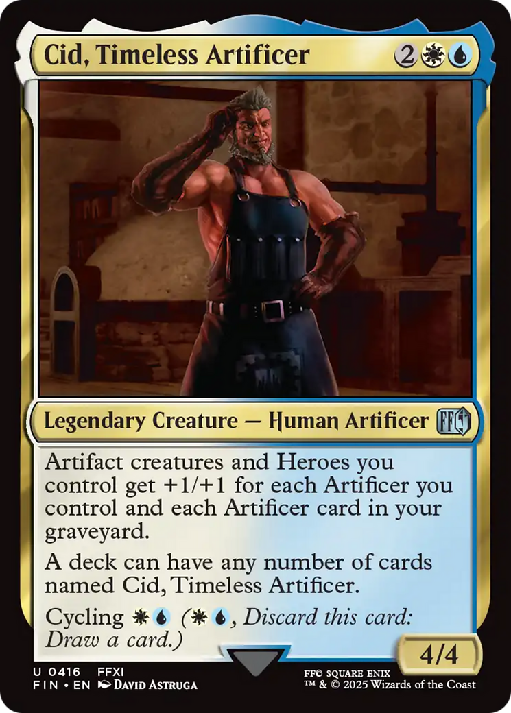 Cid, Timeless Artificer (0416) [FINAL FANTASY] | Card Citadel
