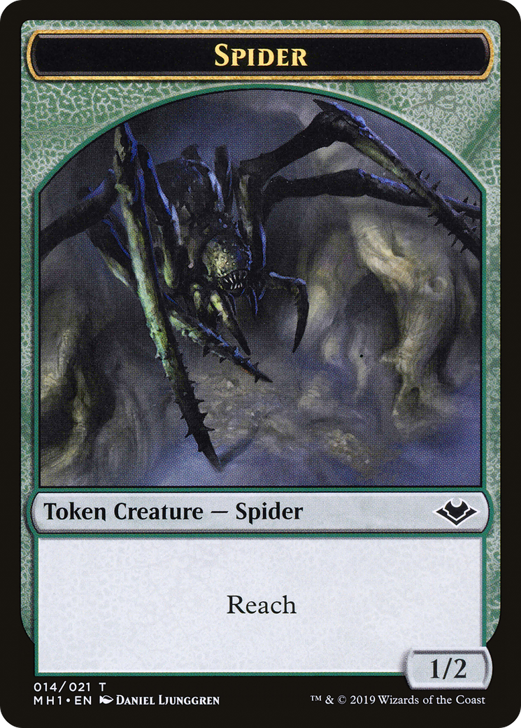 Shapeshifter // Spider Double-Sided Token [Modern Horizons Tokens] | Card Citadel