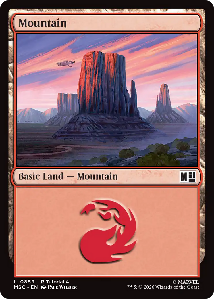 Mountain (0859) [Marvel Super Heroes Commander] | Card Citadel