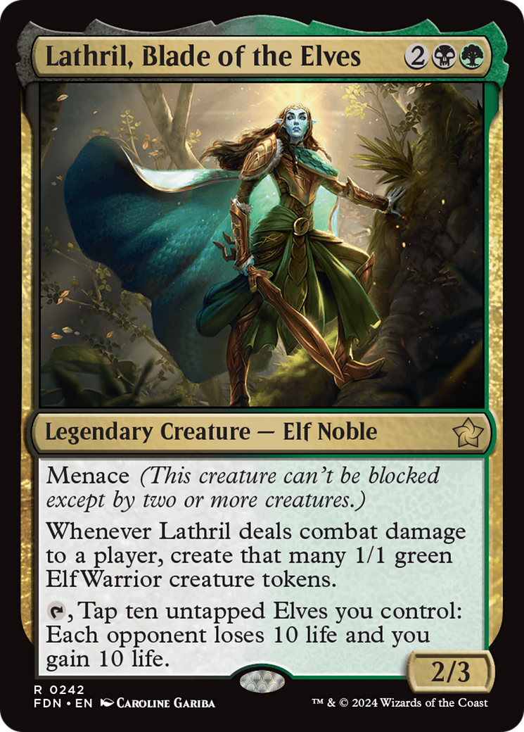 Lathril, Blade of the Elves [Foundations] | Card Citadel