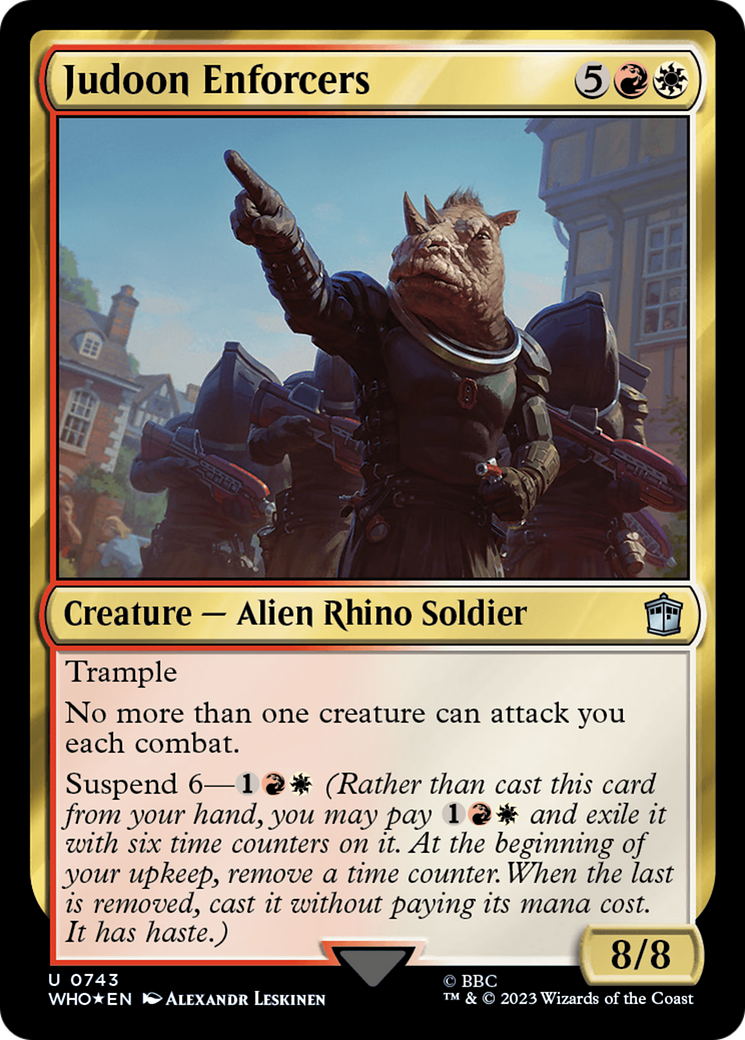 Judoon Enforcers (Surge Foil) [Doctor Who] | Card Citadel