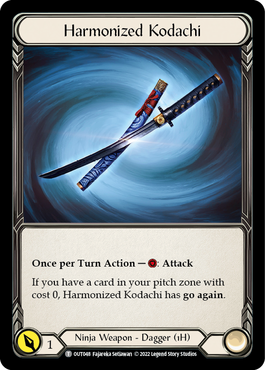 Harmonized Kodachi [OUT048] (Outsiders) | Card Citadel