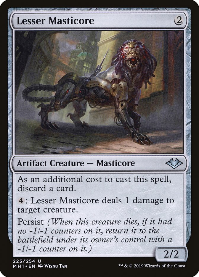 Lesser Masticore [Modern Horizons] | Card Citadel