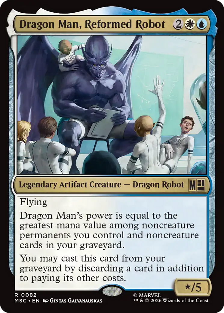 Dragon Man, Reformed Robot (Surge Foil) [Marvel Super Heroes Commander] | Card Citadel