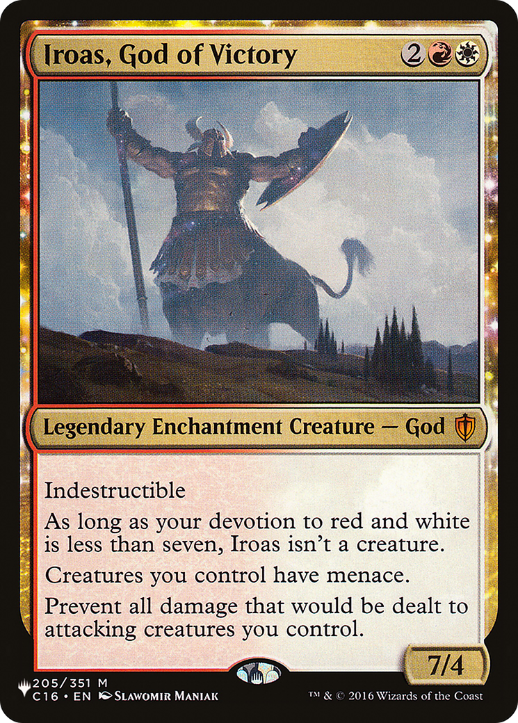 Iroas, God of Victory [The List Reprints] | Card Citadel