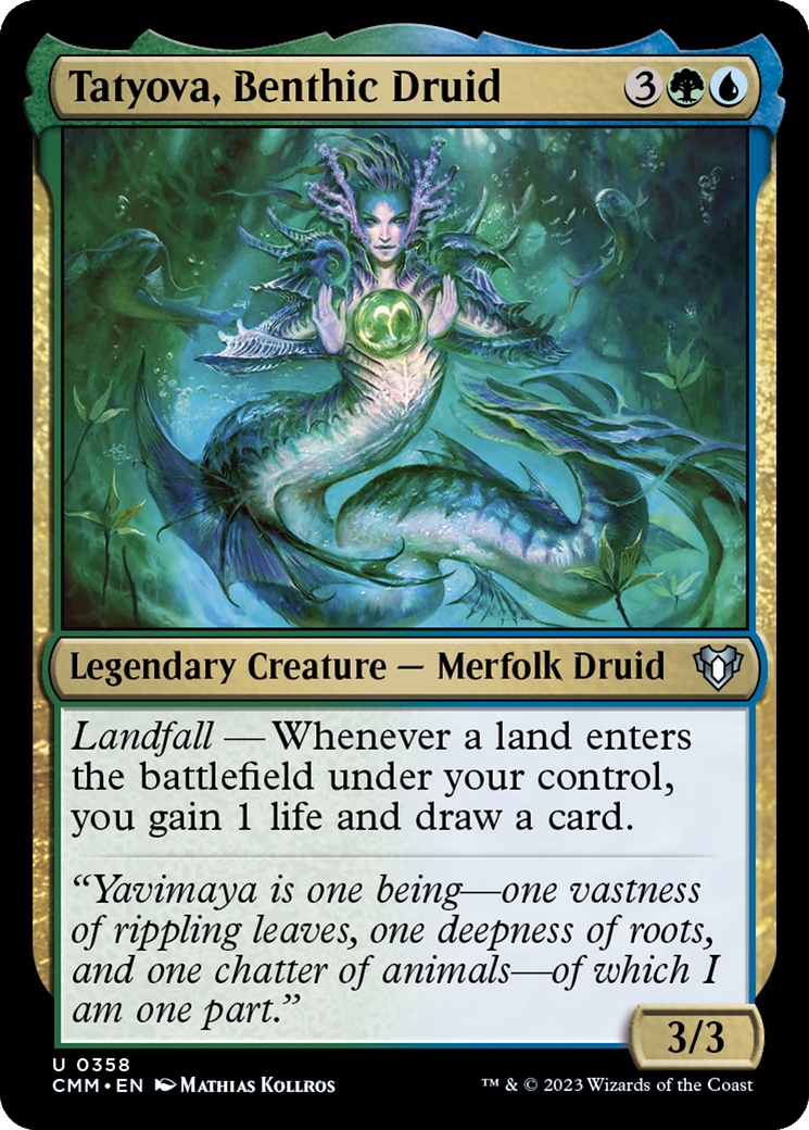 Tatyova, Benthic Druid [Commander Masters] | Card Citadel