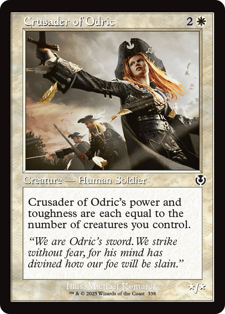 Crusader of Odric (Retro Frame) [Innistrad Remastered] | Card Citadel