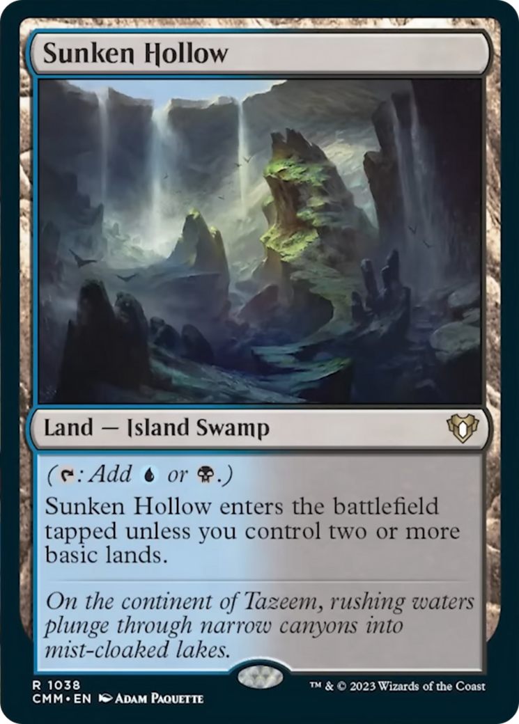 Sunken Hollow [Commander Masters] | Card Citadel