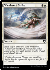 Wanderer's Strike [Commander Masters] | Card Citadel