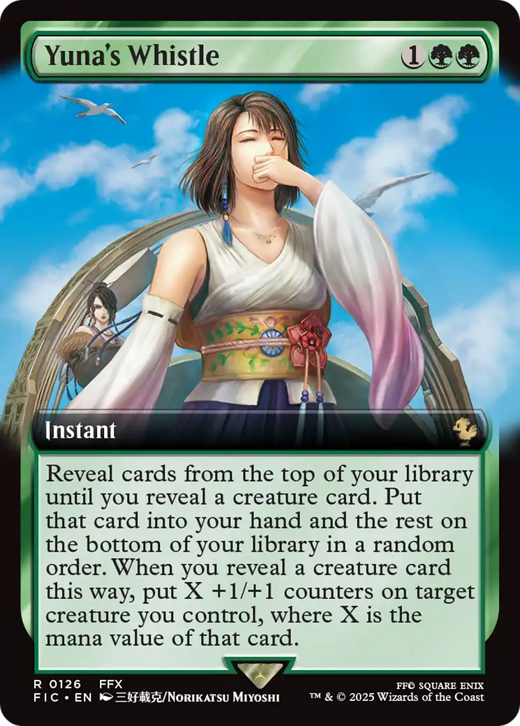 Yuna's Whistle (Extended Art) [FINAL FANTASY Commander] | Card Citadel