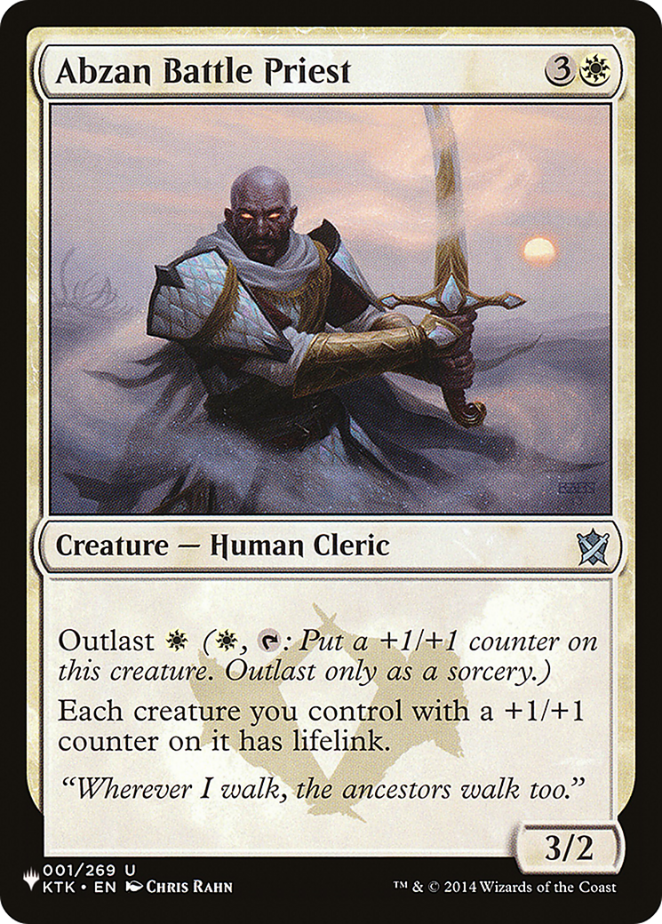 Abzan Battle Priest [The List] | Card Citadel