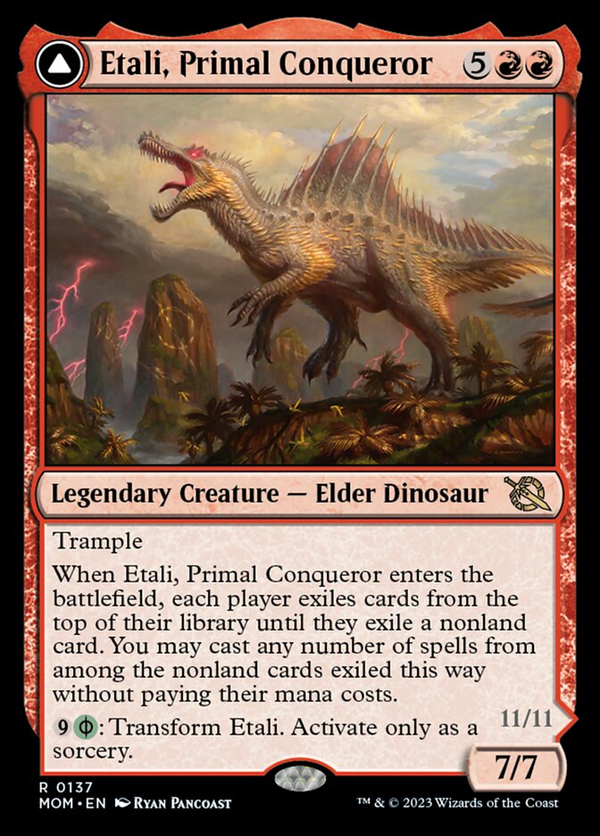 Etali, Primal Conqueror // Etali, Primal Sickness [March of the Machine] | Card Citadel