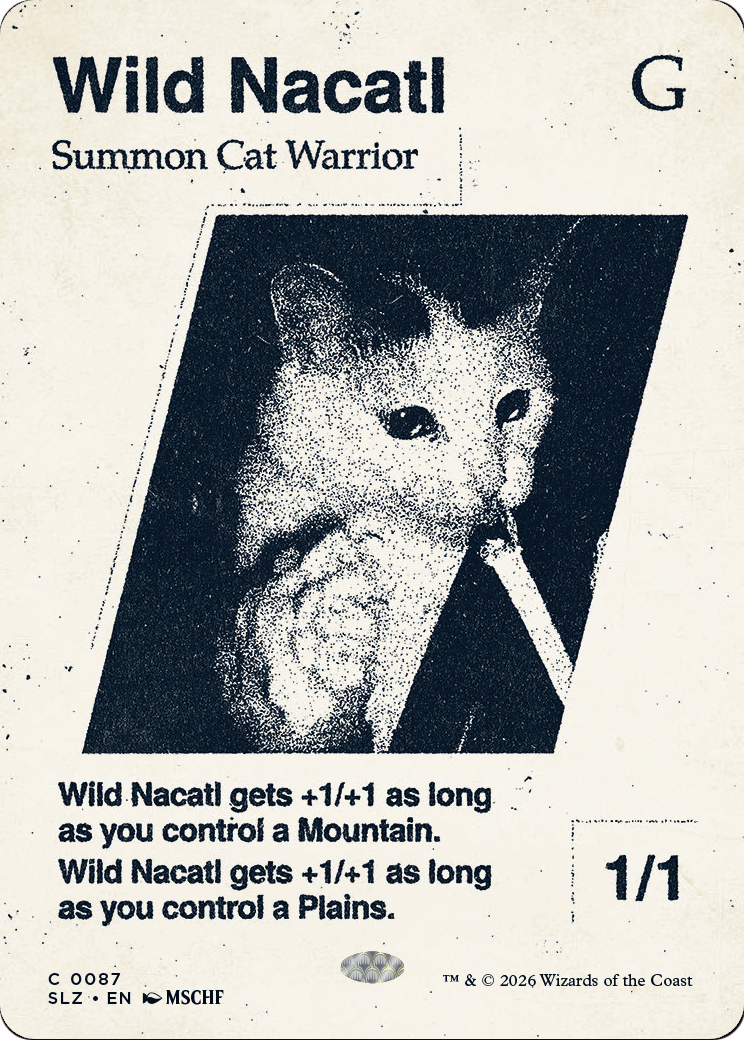 Wild Nacatl (0087) [Secret Lair x MSCHF: The Zeta Set] | Card Citadel