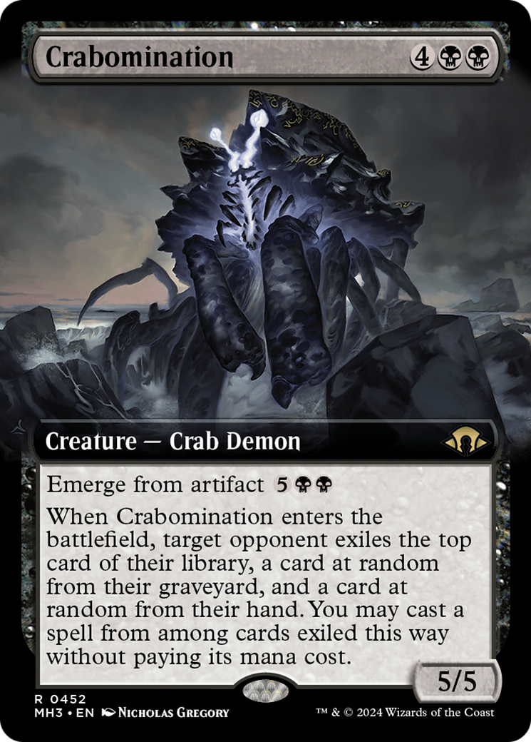 Crabomination (Extended Art) [Modern Horizons 3] | Card Citadel