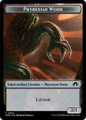 Phyrexian Germ // Phyrexian Wurm (0018) Double-Sided Token [Modern Horizons 3 Tokens] | Card Citadel