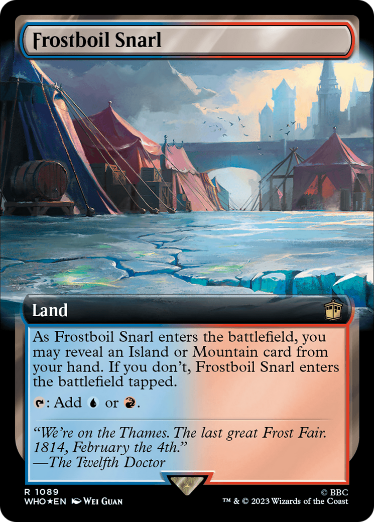 Frostboil Snarl (Extended Art) (Surge Foil) [Doctor Who] | Card Citadel