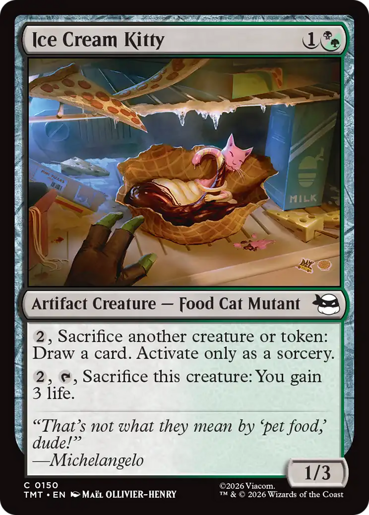 Ice Cream Kitty [Teenage Mutant Ninja Turtles] | Card Citadel