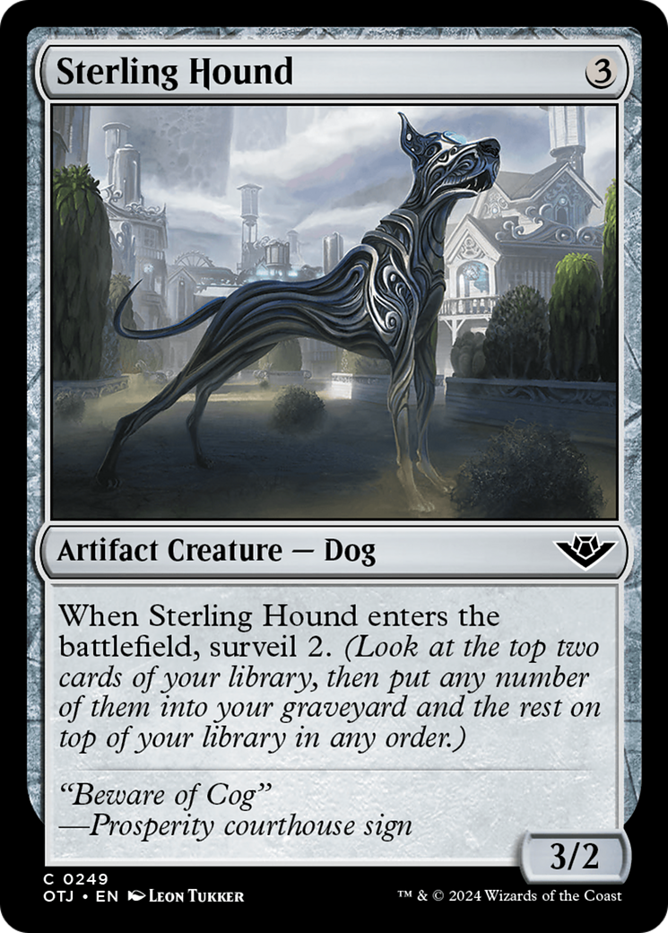 Sterling Hound [Outlaws of Thunder Junction] | Card Citadel