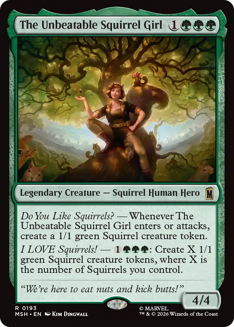 The Unbeatable Squirrel Girl [Marvel Super Heroes] | Card Citadel