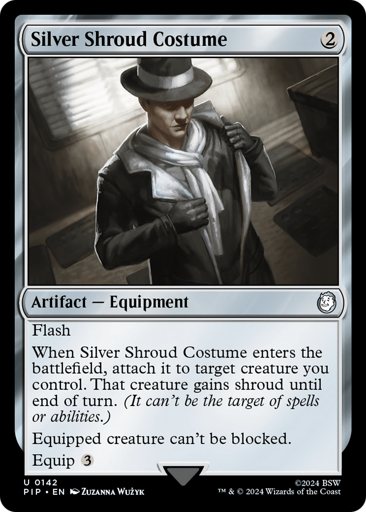 Silver Shroud Costume [Fallout] | Card Citadel