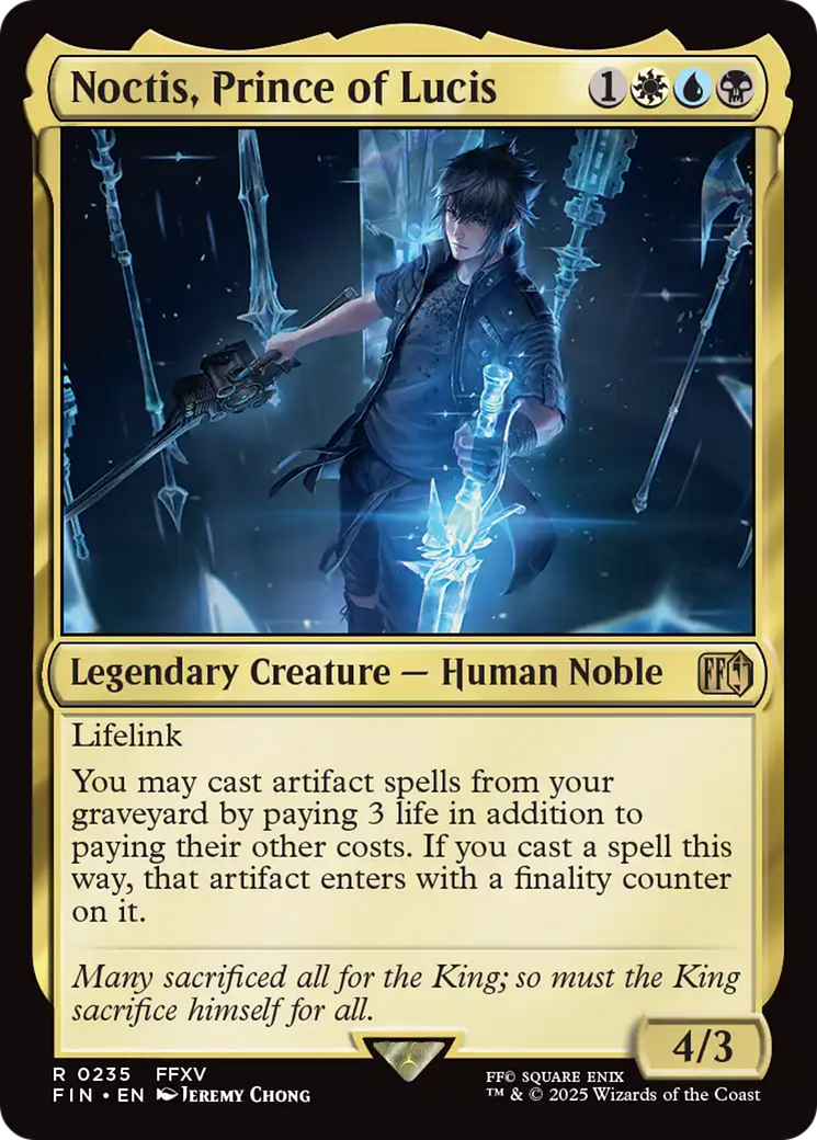 Noctis, Prince of Lucis [FINAL FANTASY] | Card Citadel