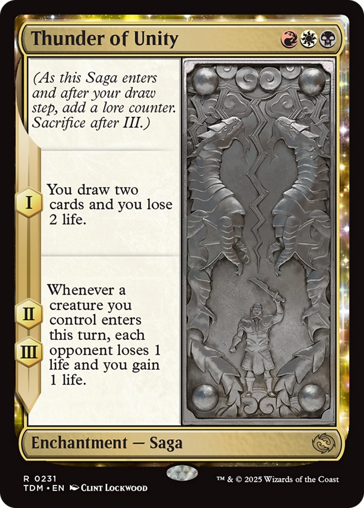 Thunder of Unity [Tarkir: Dragonstorm] | Card Citadel