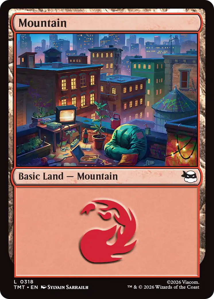 Mountain (0318) [Teenage Mutant Ninja Turtles] | Card Citadel