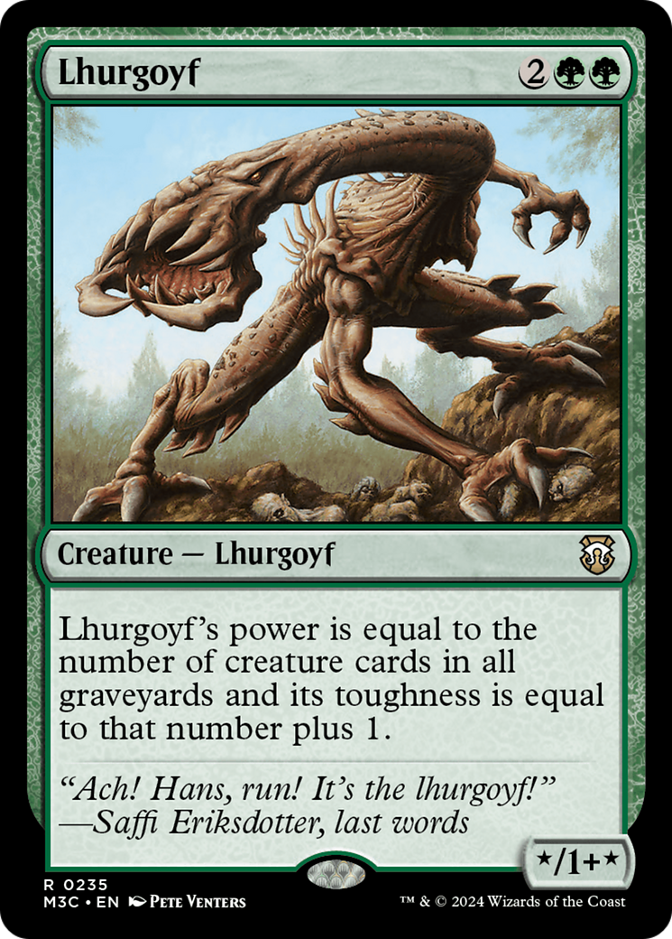 Lhurgoyf [Modern Horizons 3 Commander] | Card Citadel