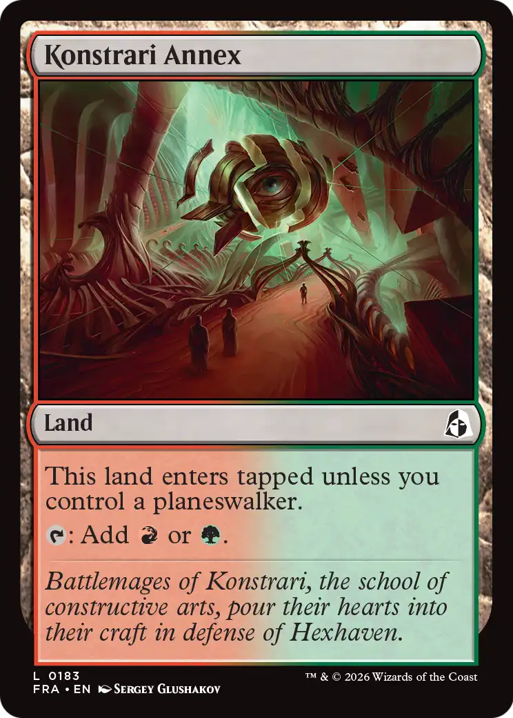 Konstrari Annex [Reality Fracture] | Card Citadel