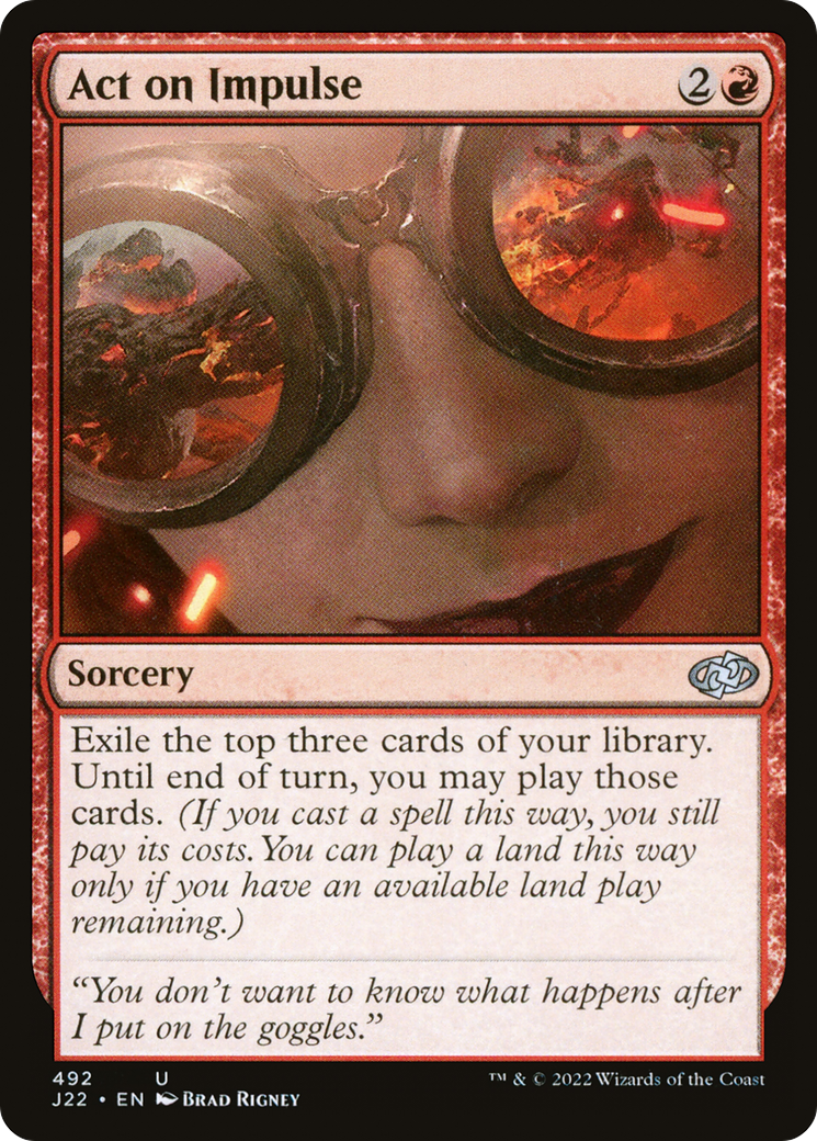 Act on Impulse [Jumpstart 2022] | Card Citadel