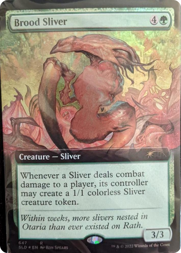 Brood Sliver (Extended Art) [Secret Lair Drop Promos] | Card Citadel