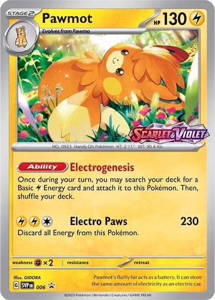 Pawmot (006) [Scarlet & Violet: Black Star Promos] | Card Citadel