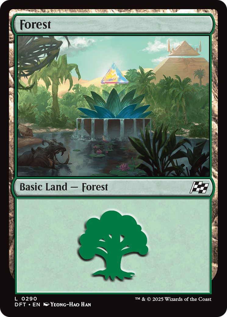 Forest (0290) [Aetherdrift] | Card Citadel