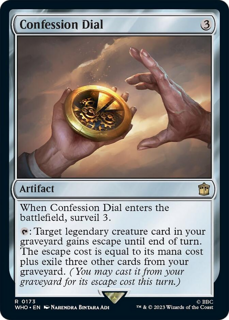 Confession Dial [Doctor Who] | Card Citadel