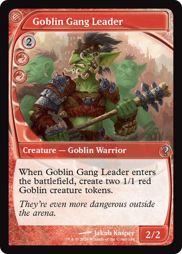 Goblin Gang Leader (Future Sight) [Mystery Booster 2] | Card Citadel